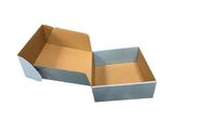 Cajas de cartón recicladas alta durabilidad que imprimen multicolor cuadrado de la forma del logotipo