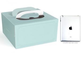 Caja de papel del diseño de lujo con la caja brillante del acondicionamiento de los alimentos de la laminación de la manija