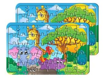 El papel imprimible del enigma juega el rompecabezas de 48 pedazos para el entrenamiento de los niños