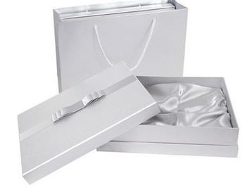 Caja de encargo del boutique de la cartulina, caja de encargo del doblez de la joyería de la alta durabilidad